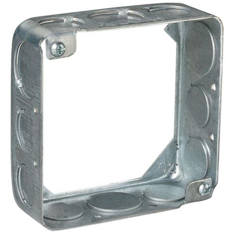 electrical box extension ring lowes|2 gang metal extension rings.